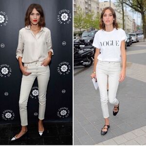 AG Alexa Chung for Adriano Goldshmied Brianna High Rise Ankle Skinny Jeans 25